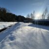 zdjęcia domków z daleka - zima 2 Domek Północno-wschodni